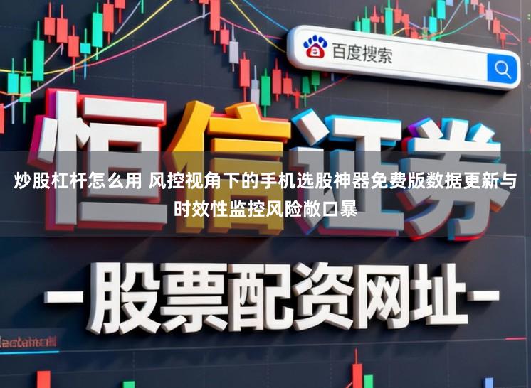 炒股杠杆怎么用 风控视角下的手机选股神器免费版数据更新与时效性监控风险敞口暴