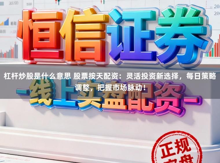 杠杆炒股是什么意思 股票按天配资：灵活投资新选择，每日策略调整，把握市场脉动！