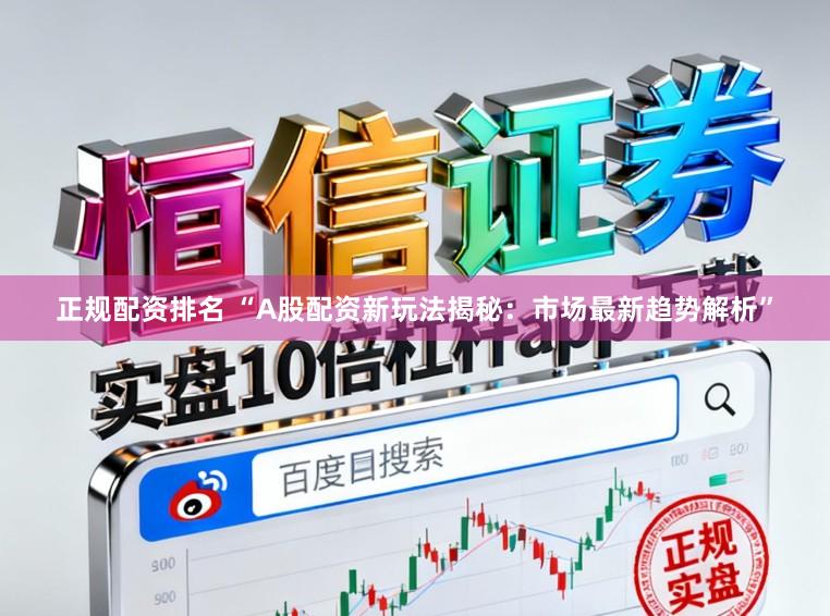 正规配资排名 “A股配资新玩法揭秘：市场最新趋势解析”