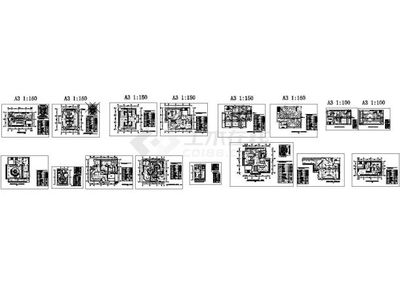 某博物馆(建筑面积9000㎡,设计负荷348KW)二层装修工程设计cad全套电气施工图(含设计说明)