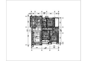 欧式风格家庭装饰装修工程施工图纸